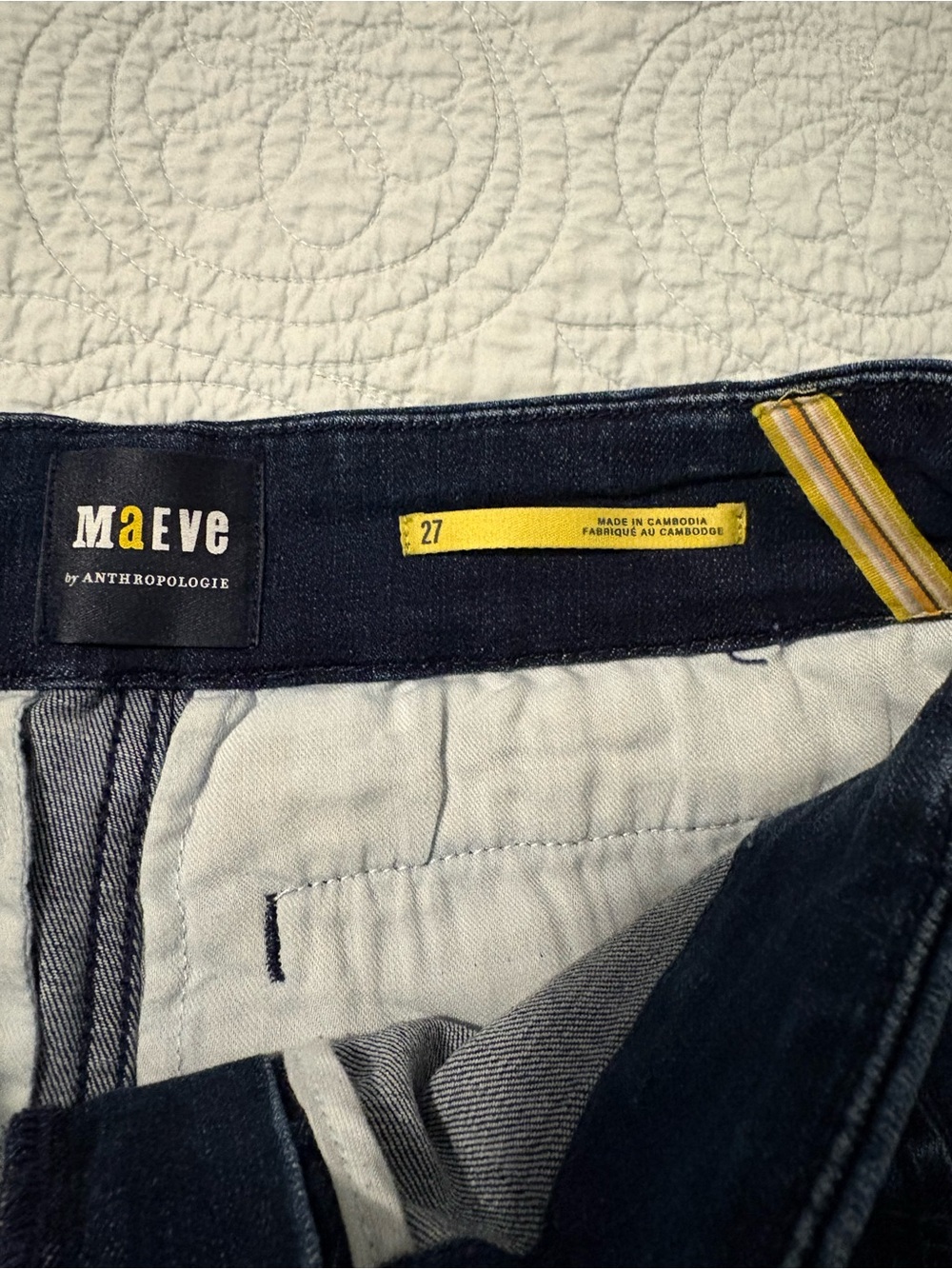 Anthropologie Maeve high rise palazzo jeans. Size 27. - Picture 5 of 12